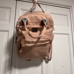 Dikaslon Diaper Bag Backpack w/Stroller Straps,‎ Large Baby Bags  Pink